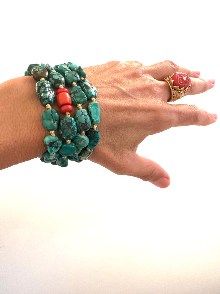 Wild Turquoise Royal bracelet.