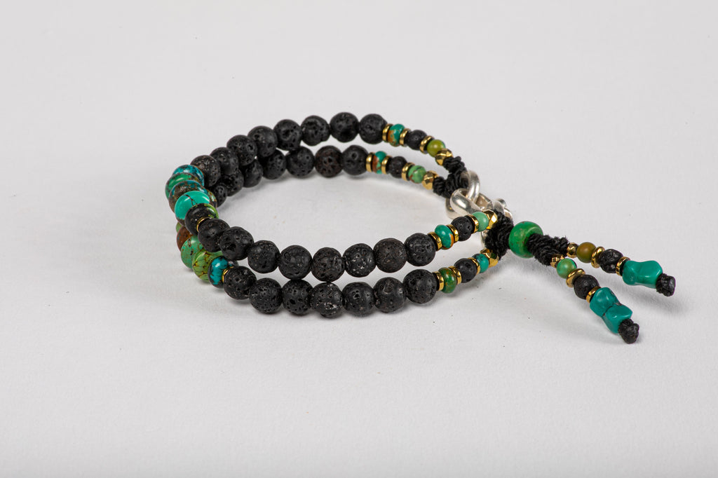 Lava beads Bracelet - Turquoise