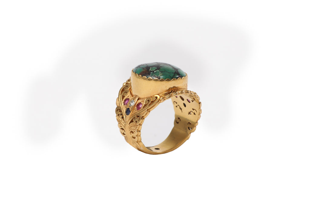 [SOLD] 22k gold ring with Turquoise stone [SOLD]