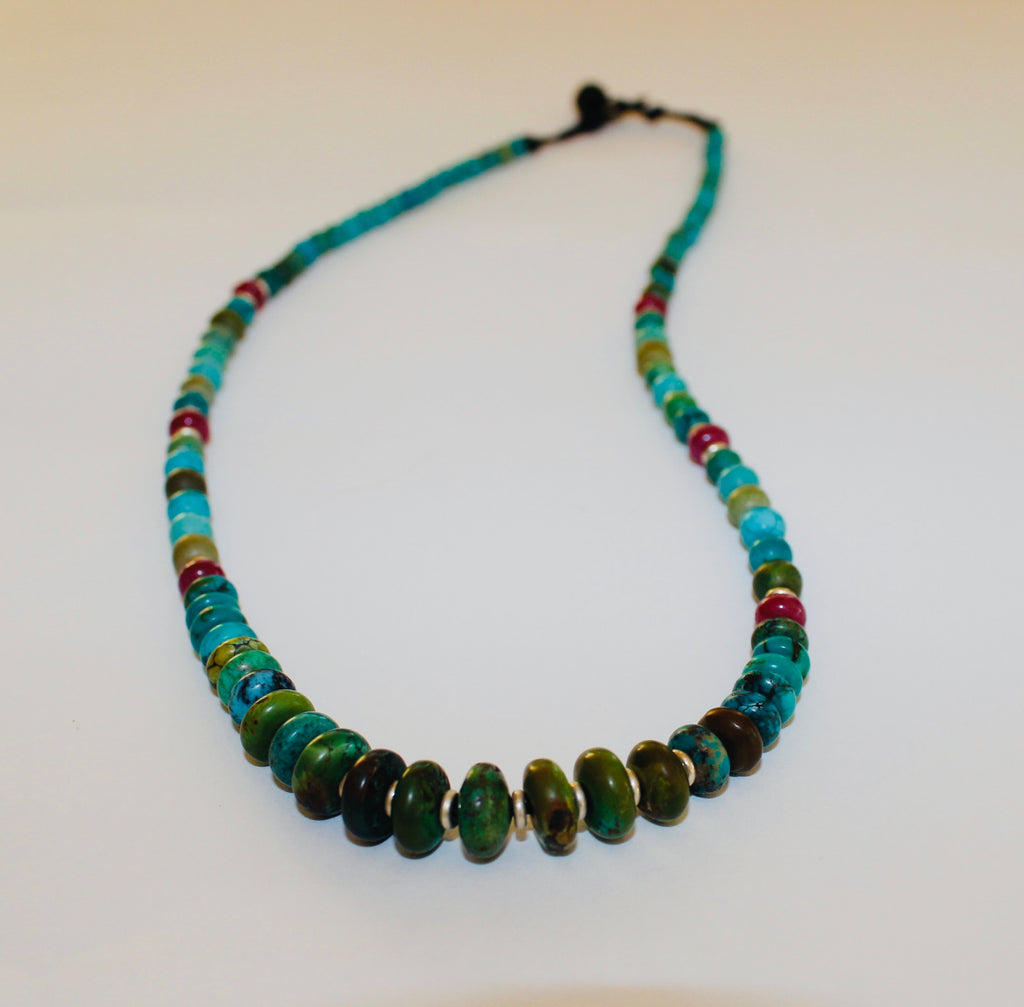 Turquoise necklace with Turquoise center